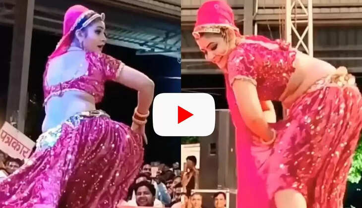  Haryanvi Dance: घाघरा चोली में गोरी नागोरी ने किया कमरतोड़ डांस, मूव्स देख बूढ़ों को याद आई जवानी