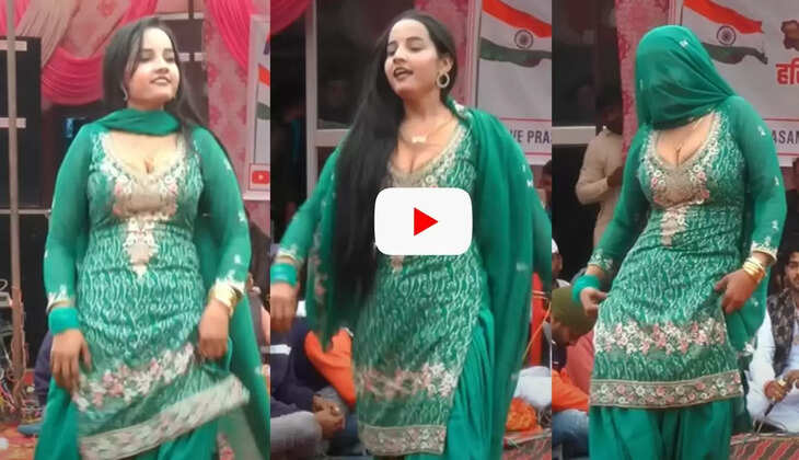 Sunita Baby: सुनीता बेबी ने गर्मी में दिया बूढ़ों को ठंड जैसा मजा, मारने लगे किलकारियां... देखें