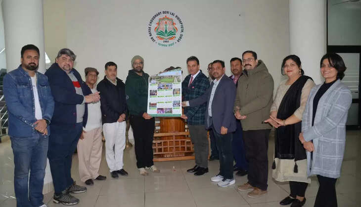 New Year Calendar of JCD Vidyapeeth released by Karna Chautala