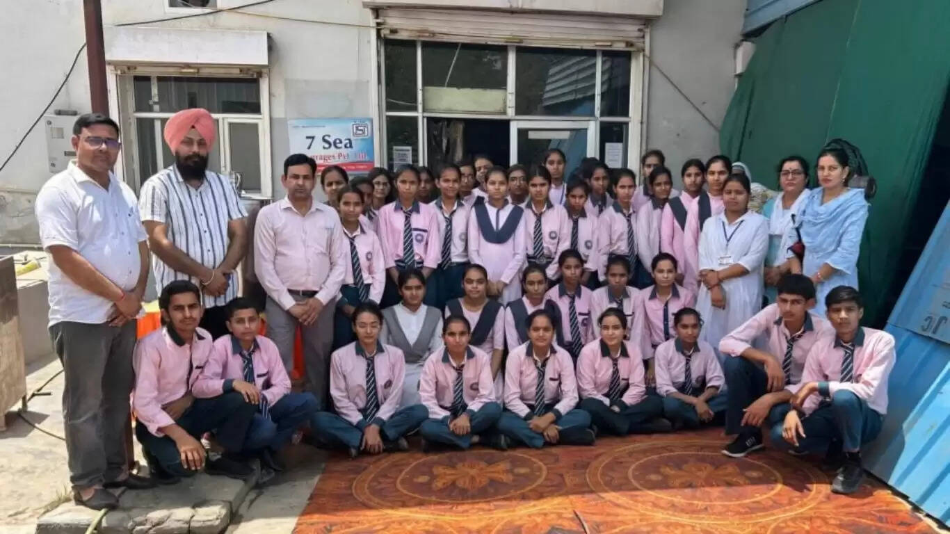 Students of village Rupavas school did an exposure visit under the Bureau of Indian Standards
