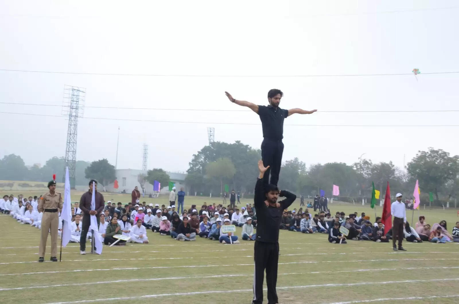The 2-day annual sports competition started with a colourful beginning at Sirsa JCD Vidyapeeth