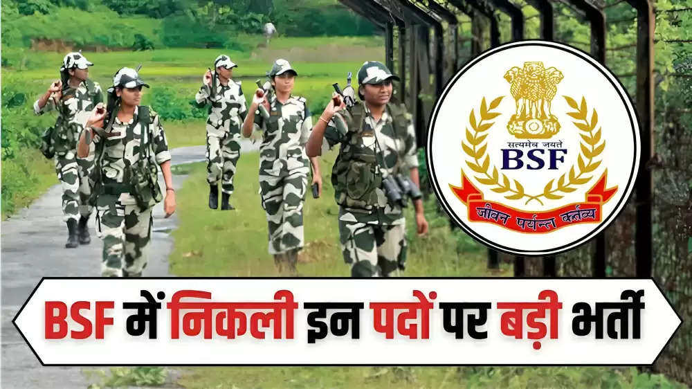  BSF में SI और हेड कांस्टेबल समेत कई पदों पर निकली भर्ती, जल्दी करें आवेदन​​​​​​​