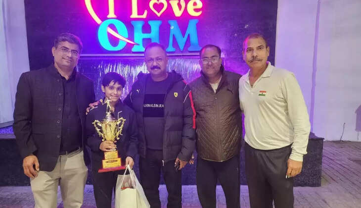 Sirsa's Ditya Arora won bronze medal in the National Championship, becoming the first player to win bronze medal in Under-11 category