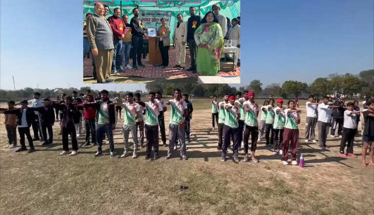 Inauguration of Nagar Khel Kumbh organized by ABVP under Khelo Bharat at CDLU Sirsa