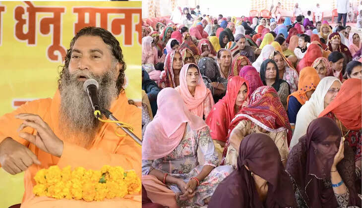  Divine flow of cow glory in Sirsa: Ganga of devotion flowed on the second day of Shri Dhenu Manas Katha