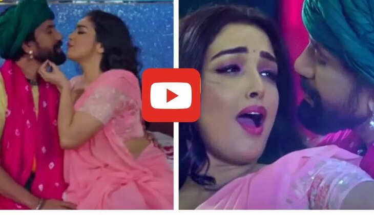 Amrapali-Nirahua Bhojpuri Video: सुहागरात के बहाने आम्रपाली के साथ निरहुआ ने किया ये काम, देखकर छूट जाएगा आपका पसीना