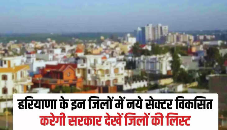 Haryana New Sectors: हरियाणा के हिसार, फतेहाबाद समेत 9 शहरों में नये सेक्टर विकसित करेगी सरकार, देखें जिलों की लिस्ट