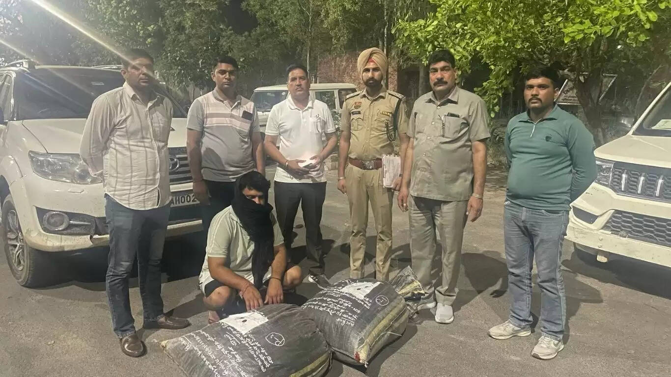 The youth riding in Fortuner were carrying poppy husk worth lakhs of rupees and were to supply it in Nathusari Chaupata and surrounding areas