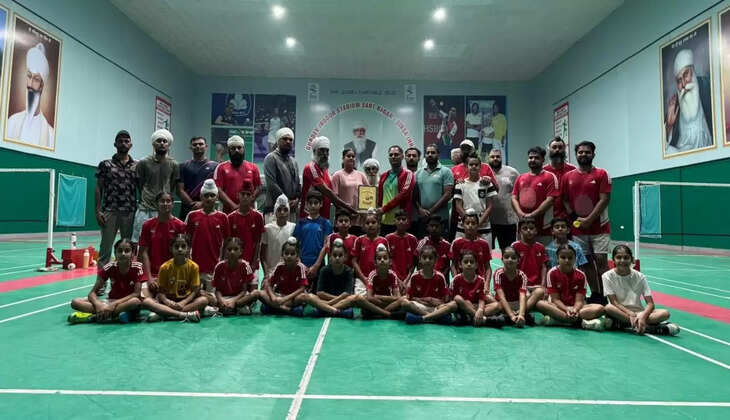 Shri Gurdev Charitable Trust, Santnagar honored basketball player Sukhman