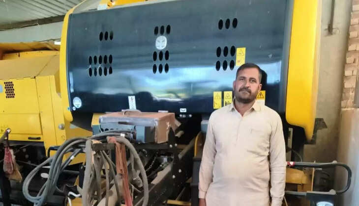 HARYANA NEWS, Nirmal Dhaliwal of village Pohadkan is managing two lakh quintals of straw every year for animal fodder