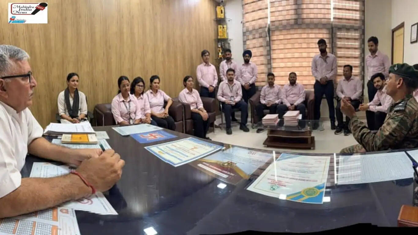&nbsp;रक्षा मंत्रालय की टीम द्वारा सैनिक स्कूल खारा खेड़ी का निरीक्षण
