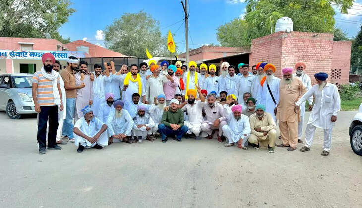 Farmers staged a sit-in protest in Sirsa to ensure smooth supply of canal water, farmers gave this warning