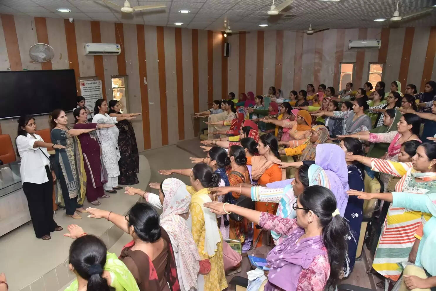 Women empowerment program organized under Mission Shakti by the Women and Child Development Department in Sirsa, Haryana