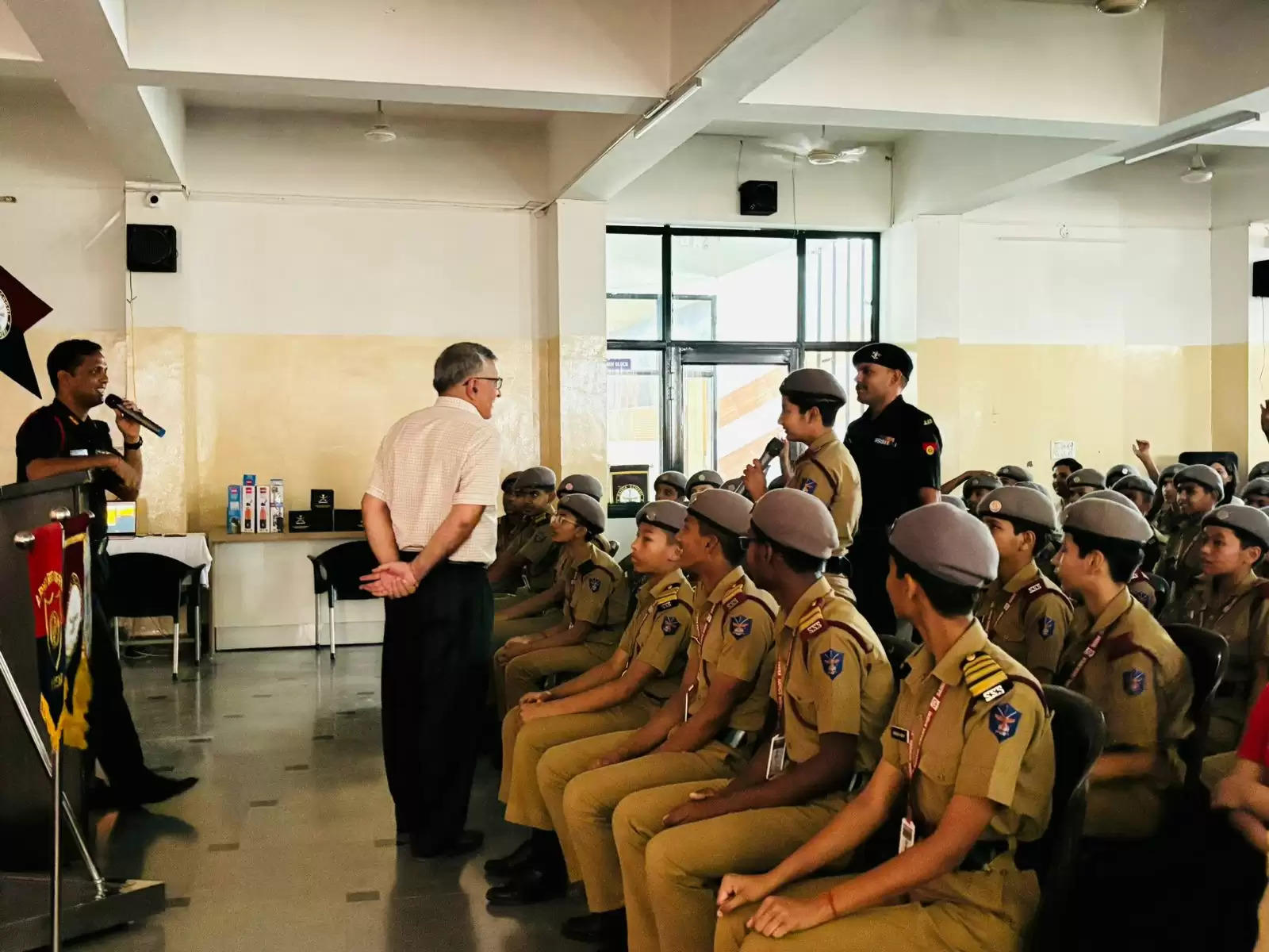   सैनिक स्कूल खारा खेड़ी में बेहतरीन सुविधाएं : कर्नल एमेया सावंत