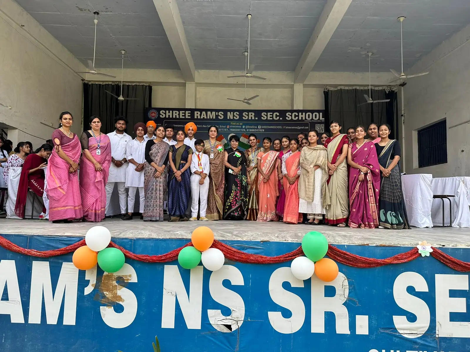 श्री राम न्यू सतलुज सीनियर सेकेंडरी स्कूल सिरसा में कार्यक्रम आयोजित 