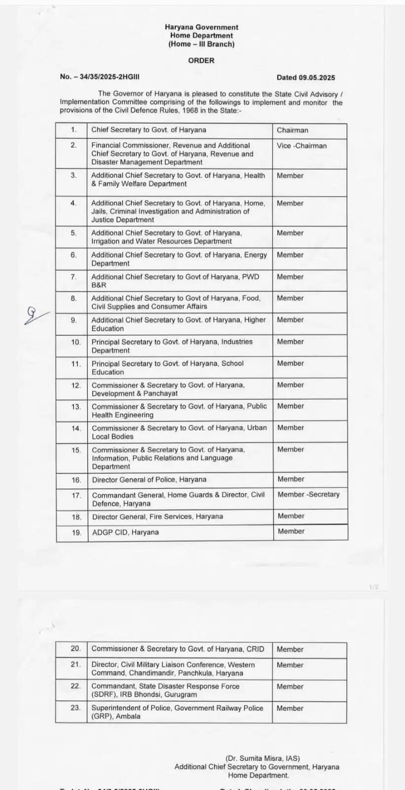 BREAKING NEWS    चंडीगढ़:  हरियाणा सरकार ने जारी की एडवाइजरी   आवश्यक वस्तुओं की जमाखोरी और कालाबाजारी करने वालों पर होगी सख्त कार्रवाई  राज्य में आवश्यक वस्तुओं की सुचारू आपूर्ति और वितरण बनाए रखने को लेकर डीसी और डीएफएससी को जारी किये निर्देश  कड़ी निगरानी रखने के दिए निर्देश, ताकि वस्तुओं की जमाखोरी और कालाबाजारी न हो सके  नागरिकों को घबराने की आवश्यकता नहीं, राज्य में आवश्यक वस्तुओं की कोई कमीं नहीं  खाद्य वस्तुएं, पेट्रोल, डीजल, चारा और अन्य दैनिक जरूरतों की वस्तुओं की जमाखोरी से संबंधित अफवाहों पर लिया संज्ञान   आवश्यकता पड़ने पर नियंत्रण आदेशों के अंतर्गत सख्त कार्रवाई करने के दिए निर्देश।