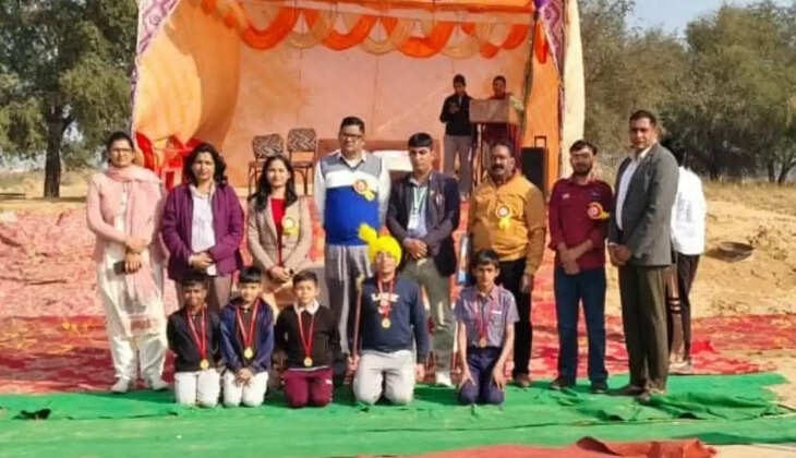 Enthusiastic conclusion of block level sports competition at Swami Vivekananda Sports Ground, Arniyawali, tremendous enthusiasm seen among the youth