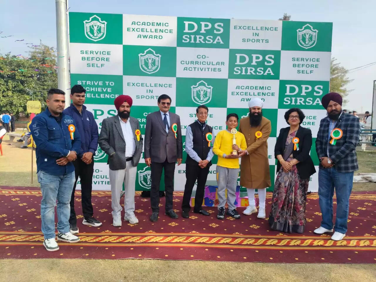 Delhi Public School organised its annual sports meet on the theme of Ek Bharat Shreshtha Bharat