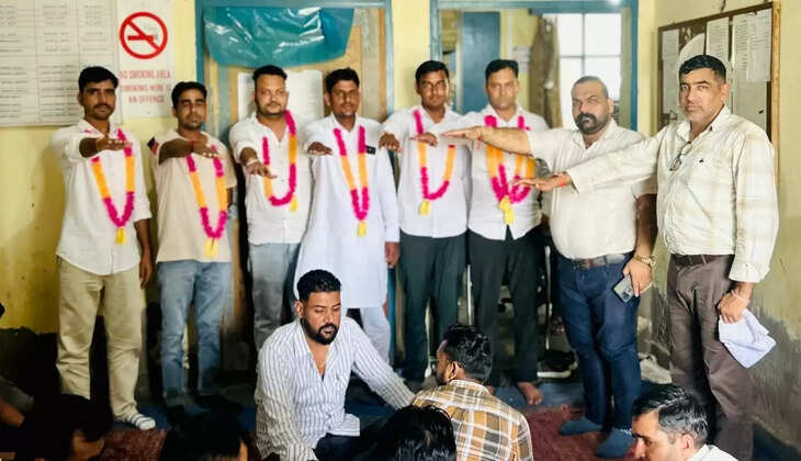 Rakesh Jangra of Nathusari Chopta Sub Unit, Pramod Kumar of Sub Urban Sub Unit and Rakesh Kumar of TL Sub Unit became the head