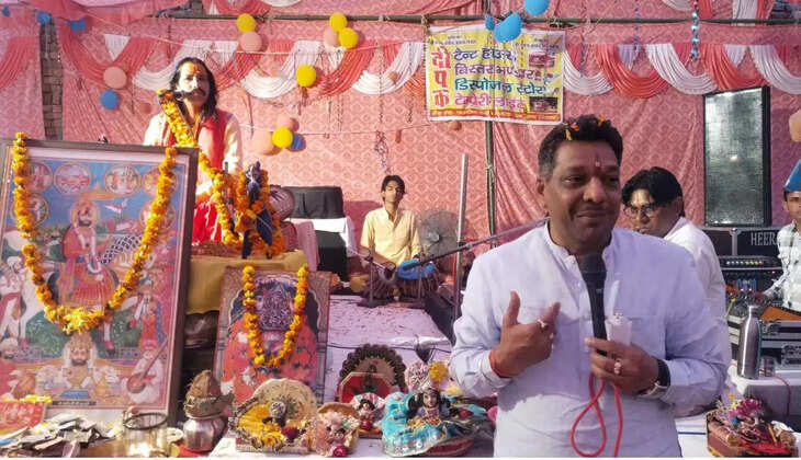 सिरसा में चतरगढ़पट्टी में श्रीरामदेव जी की कथा का आयोजन