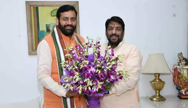 Halopa supremo Gopal Kanda met Haryana CM Nayab Singh in Delhi