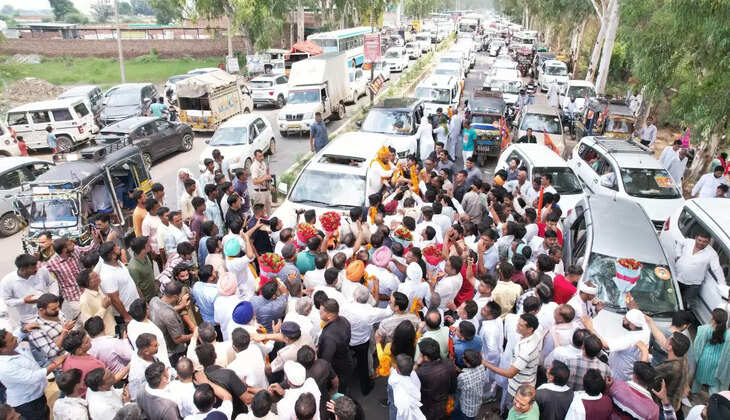  विधायक गोपाल कांडा ने किया चुनावी शंखनाद, जन आशीर्वाद यात्रा में उमड़ा सिरसा का जन-जन