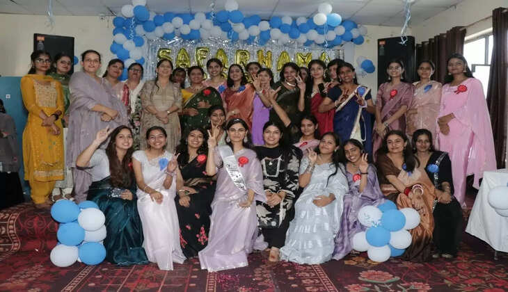 Farewell ceremony Safarnama-2025 held in honour of GNM final year students of Rajendra School of Nursing Institute