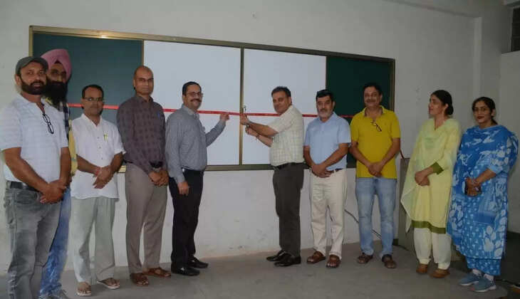 Smart classroom inaugurated in SIRSA JCD Vidyapeeth, new flight of education with smart classroom: Dr. Jai Prakash