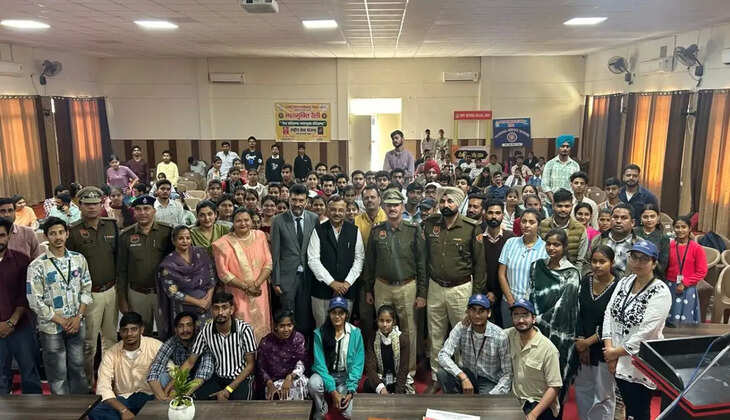  NSS volunteers organized an event on the topic 'My Haryana - Drug Free Haryana' at Government National College, Sirsa