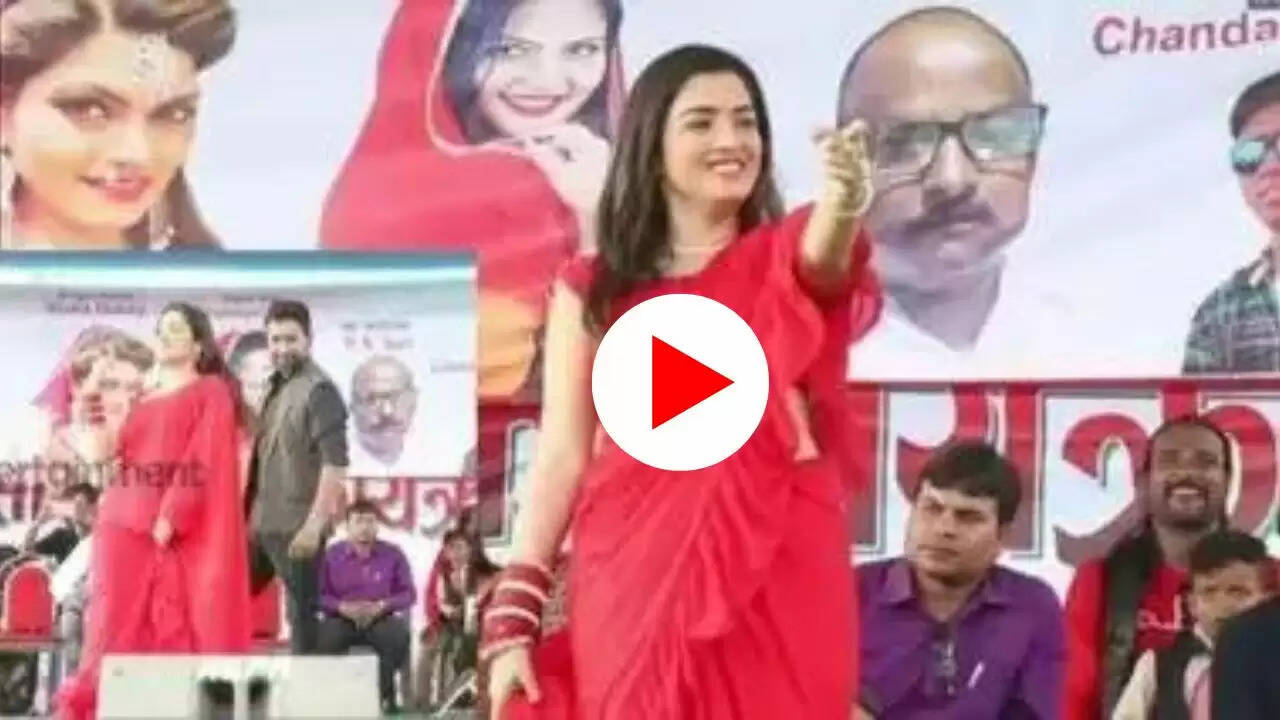 Amrapali Nirahua Dance: लाल साड़ी में आम्रपाली को डांस करता देख निरहुआ के उड़े होश, फिर किया ऐसा काम वायरल हो गया वीडियो