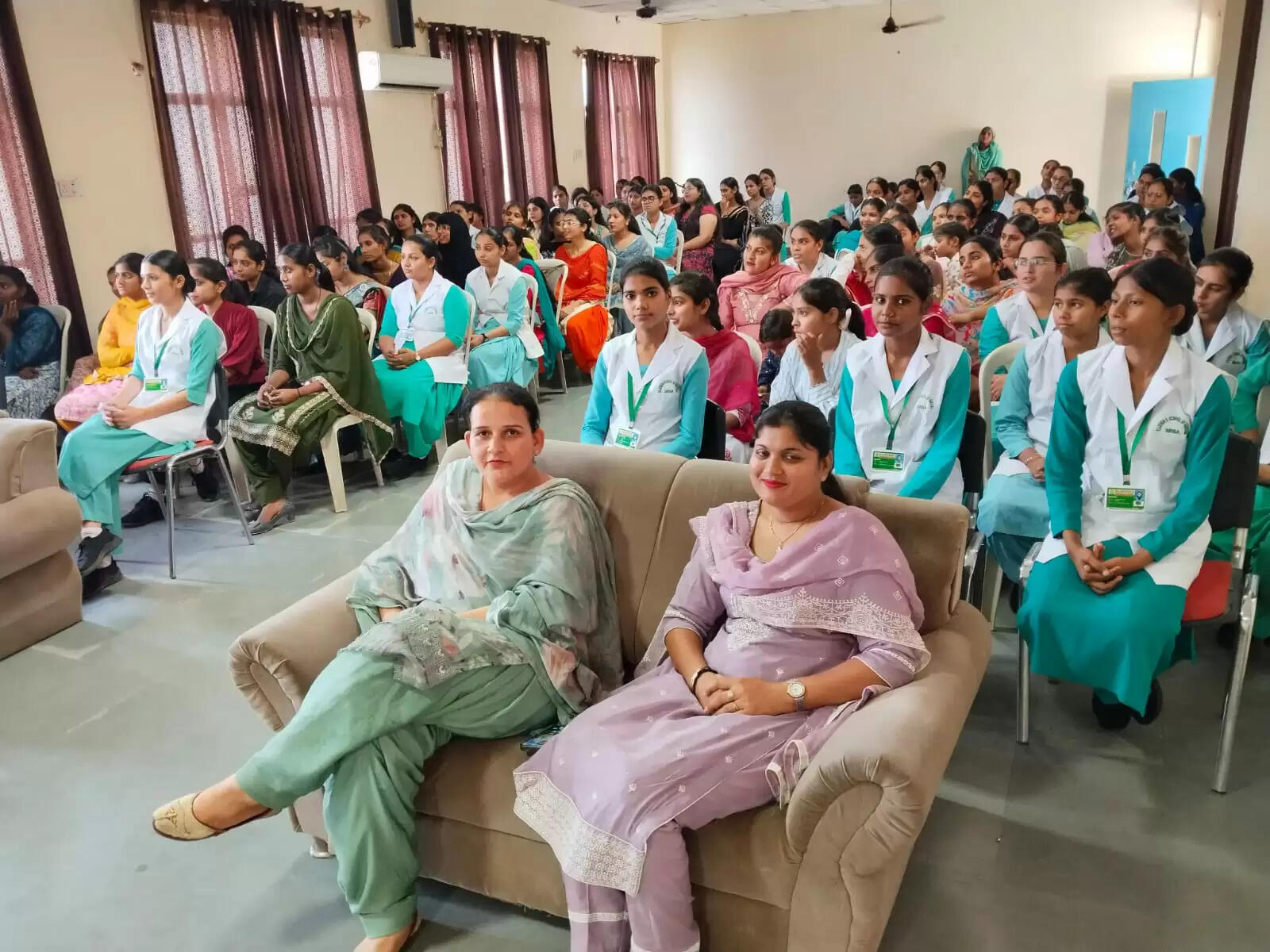A program was organized at Rajendra School of Nursing, Sirsa on International Nursing Day, students took oath to follow the high standards of Florence Nightingale