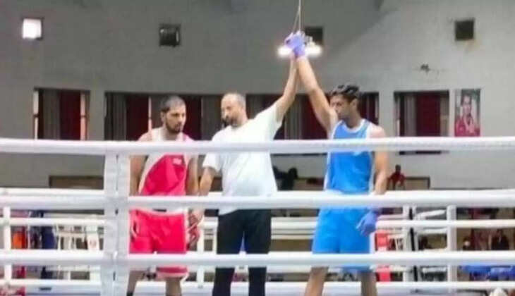 Sirsa Robin Rose won bronze medal in Khel Maha Kumbh Boxing Championship