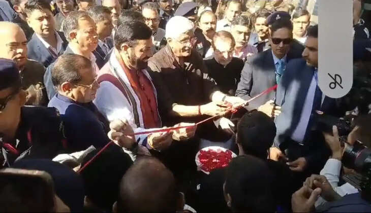 Union Tourism Minister Gajender Singh Shekhawat formally inaugurated the Chopal of International Surajkund Fair in Faridabad
