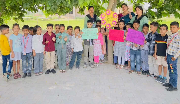 Rakshabandhan festival was celebrated in Sant Kabir International School of Chowpata