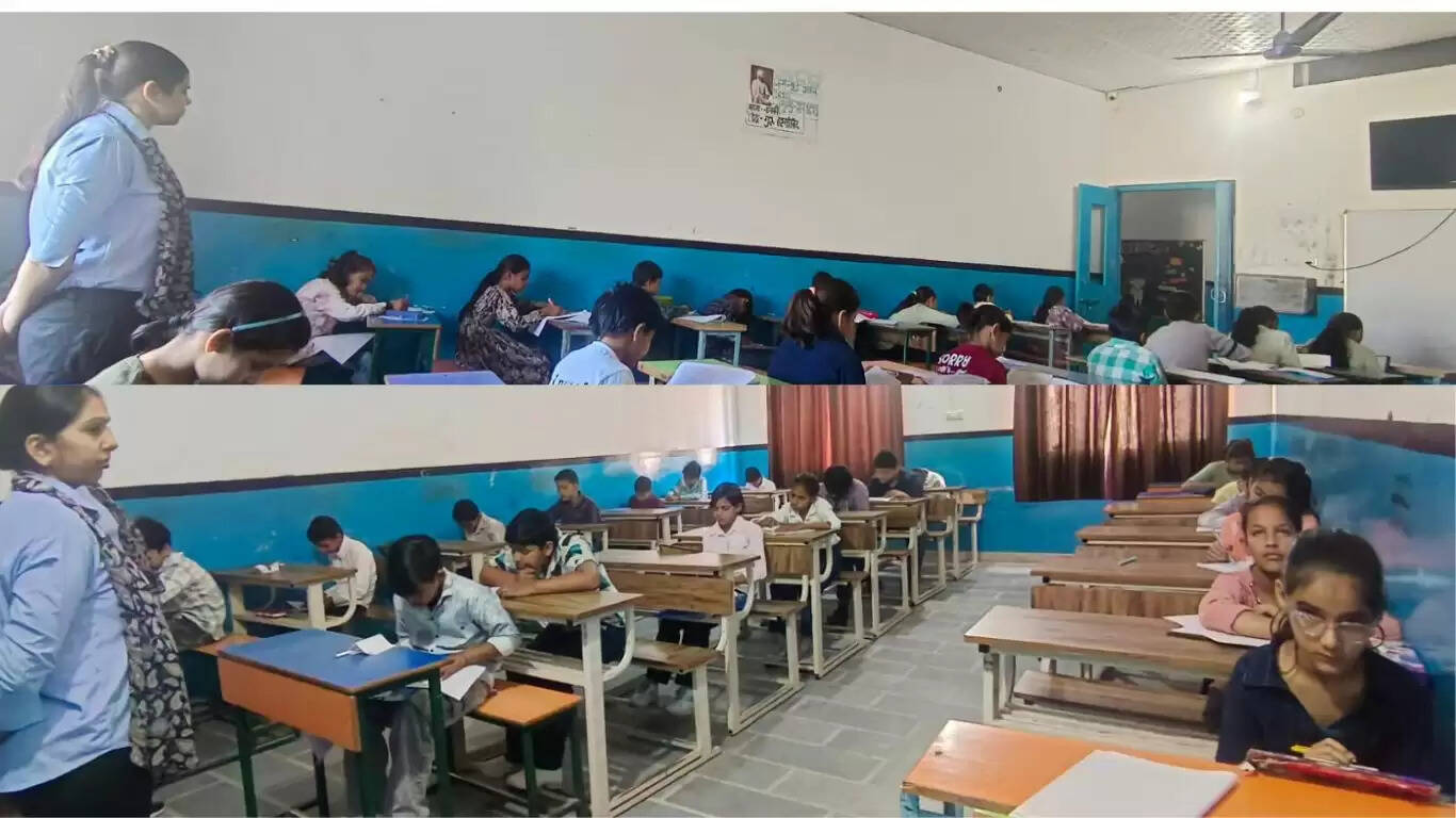 Admission cum scholarship examination organized in Dayanand School of Chowpata in Sirsa