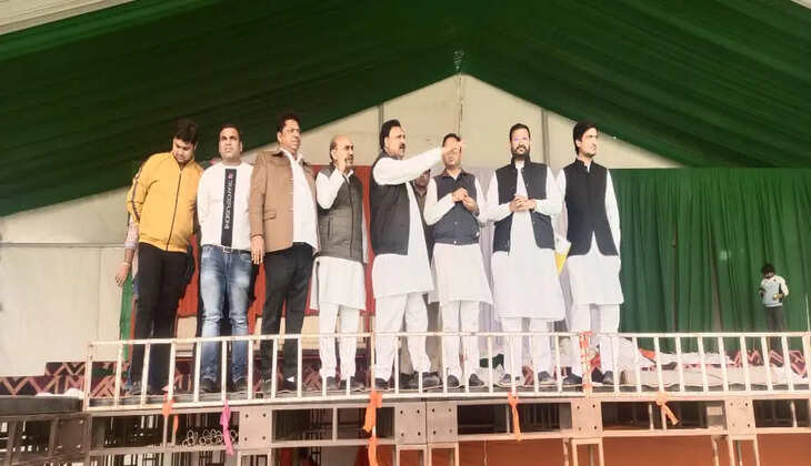 किसान-मजदूर जन आक्रोश रैली के लिए विशाल पंडाल लगाया गया है:  बजरंग गर्ग